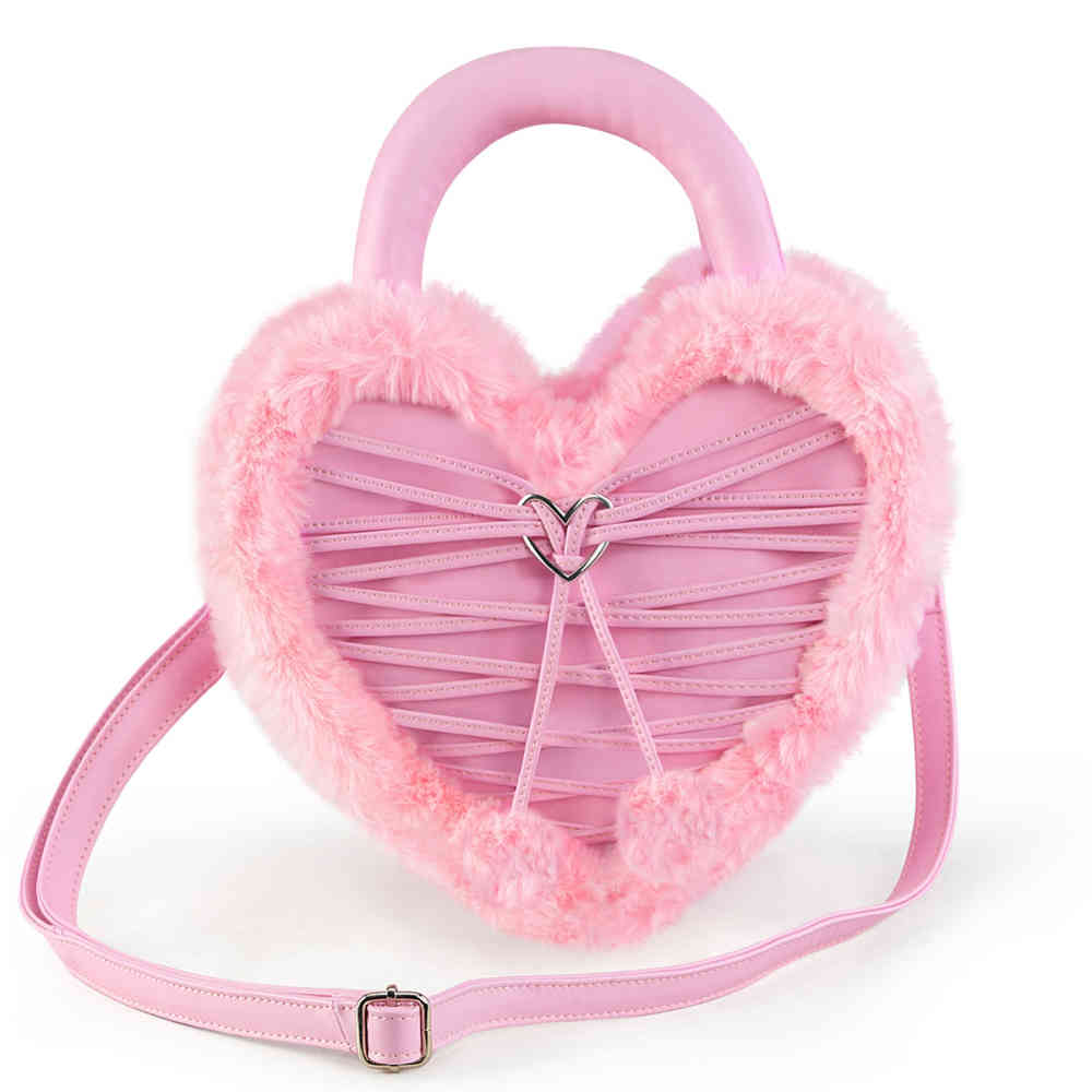 DemoniaCult - HB-631 Schultertasche - Rosa